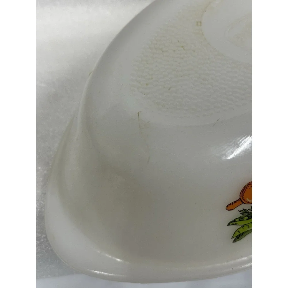 Vintage Glasbake Lot Of‎ 3 Vegetable Garden Medley Casserole Loaf Oval Serving